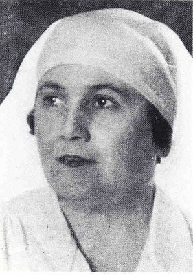 Matron Ethel McNevin (matron from March 1937 to September 1955)